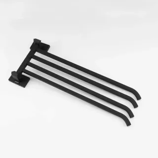 Полотенцедержатель двойной Gappo G0714-6 чёрный